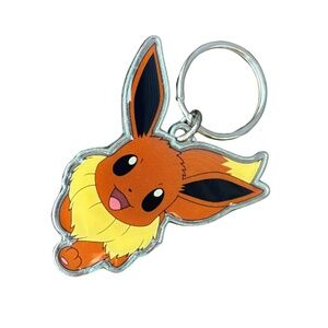 POKÉMON EEVEE NINTENDO METAL KEYCHAIN VINTAGE 2016